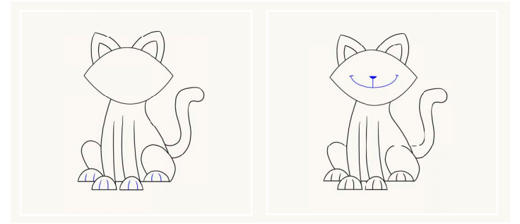 Как нарисовать кошку