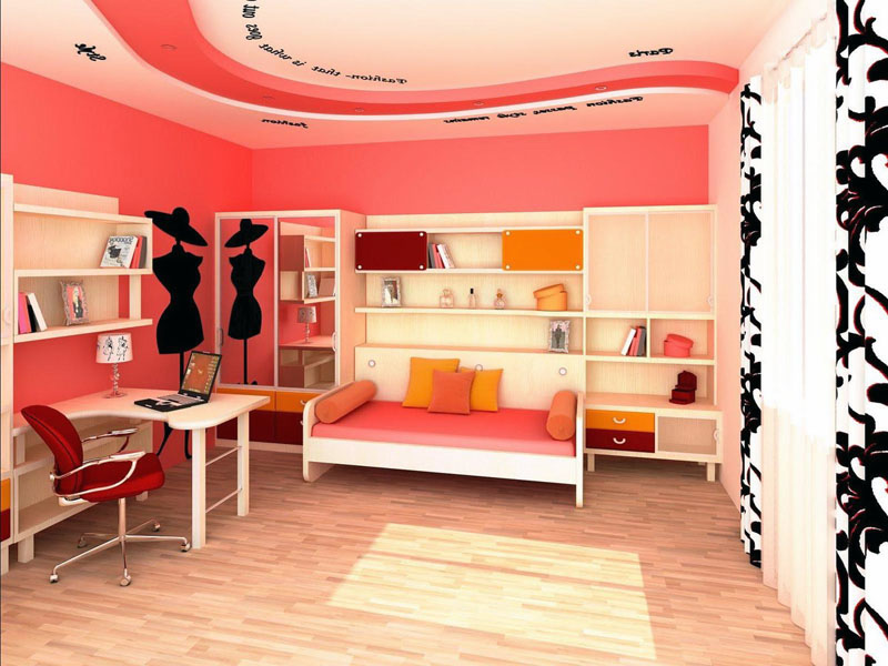 Девочка, которая хочет стать дизайнером, может оформить комнату в стиле французского ателье