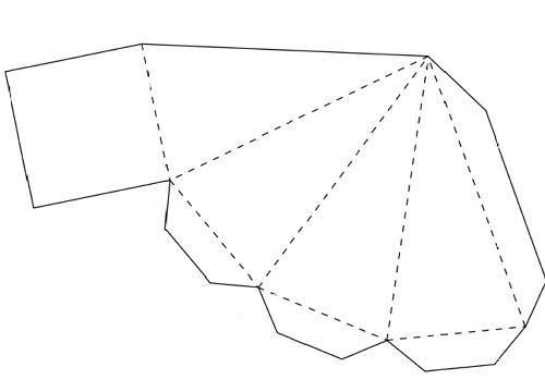 Схема четырехугольной пирамиды